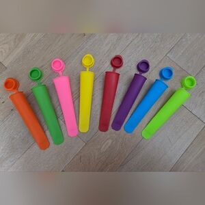 UNBRANDED | Colorful Silicone Ice Pop Popsicle Molds
